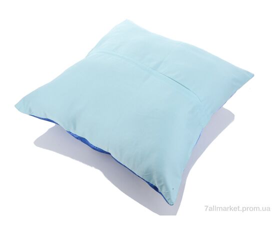 Фотография Подушка  Подушка атлас 07942-5 блакитний (45x45) (2 шт. р.сетка ) "Obuvok" недорого оптом от прямого поставщика, изображение 2