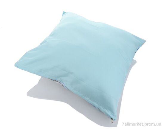 Фотография Подушка  Подушка атлас 07942-7 блакитний (45x45) (2 шт. р.сетка ) "Obuvok" недорого оптом от прямого поставщика, изображение 2