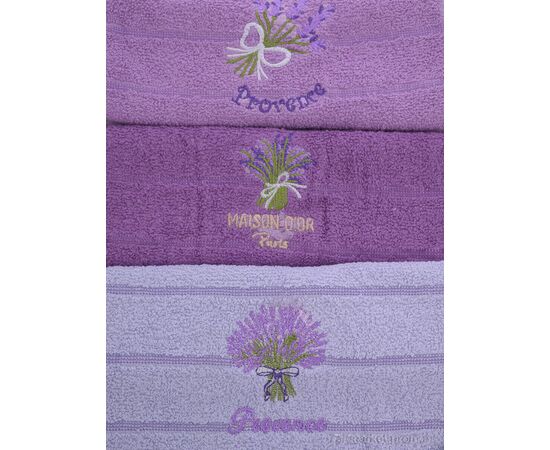 Фотография Полотенце Весна/осень 6039 (50x25) mix (20 шт. р.сетка One size) "Textile" недорого оптом от прямого поставщика, изображение 3