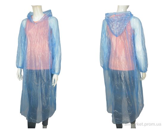 Дождевик женский Весна/осень YJ93 blue (10 шт. р.сетка One size) "HOROSO HOME" недорого оптом от прямого поставщика, изображение 2 Фотография Дождевик женский Весна/осень YJ93 blue (10 шт. р.сетка One size) "HOROSO HOME" недорого оптом от прямого поставщика, изображение 2