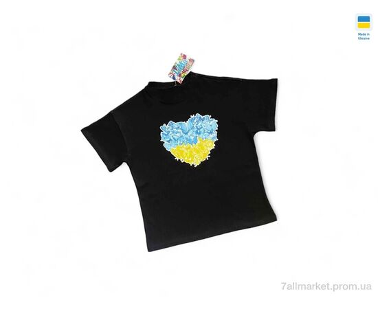 Футболка дитяча Літо 2216 серце чорний (134-158) (5 шт. р.сіткаS-2XL) "LiMa" недорого оптом від прямого постачальника Футболка дитяча Літо 2216 серце чорний (134-158) (5 шт. р.сіткаS-2XL) "LiMa" недорого оптом від прямого постачальника