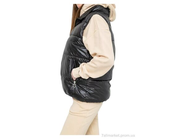 Жилетка жіноча Весна/осінь 7011 чорний (5 шт. р.сіткаL-4XL) "Massmag" недорого оптом від прямого постачальника, зображення 3 Жилетка жіноча Весна/осінь 7011 чорний (5 шт. р.сіткаL-4XL) "Massmag" недорого оптом від прямого постачальника, зображення 3