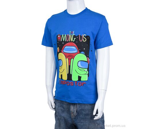 Футболка дитяча Літо A001 mix (5 шт. р.сітка7-12) "OL" недорого оптом від прямого постачальника, зображення 2 Футболка дитяча Літо A001 mix (5 шт. р.сітка7-12) "OL" недорого оптом від прямого постачальника, зображення 2