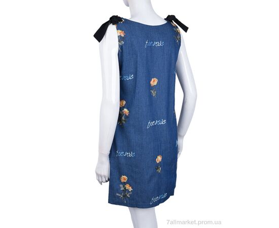 Сарафан женский Лето 871 blue (1 шт. р.сетка 34) "Vande Grouff" недорого оптом от прямого поставщика, изображение 2 Фотография Сарафан женский Лето 871 blue (1 шт. р.сетка 34) "Vande Grouff" недорого оптом от прямого поставщика, изображение 2