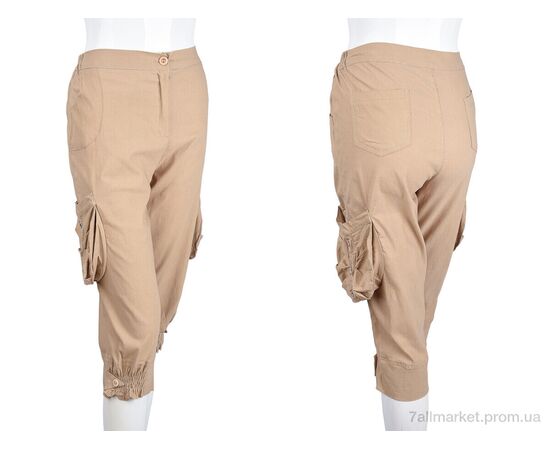 Капри женские Лето 293 (08954) beige (6 шт. р.сетка 31-36) "Obuvok" недорого оптом от прямого поставщика, изображение 3 Фотография Капри женские Лето 293 (08954) beige (6 шт. р.сетка 31-36) "Obuvok" недорого оптом от прямого поставщика, изображение 3
