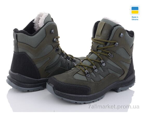 Ботинки мужские стильные зима Paolla ПАТ3-6713 зелений (8 пар р.40-45) "Lvovbaza" недорого оптом от прямого поставщика Фотография Ботинки мужские стильные зима Paolla ПАТ3-6713 зелений (8 пар р.40-45) "Lvovbaza" недорого оптом от прямого поставщика