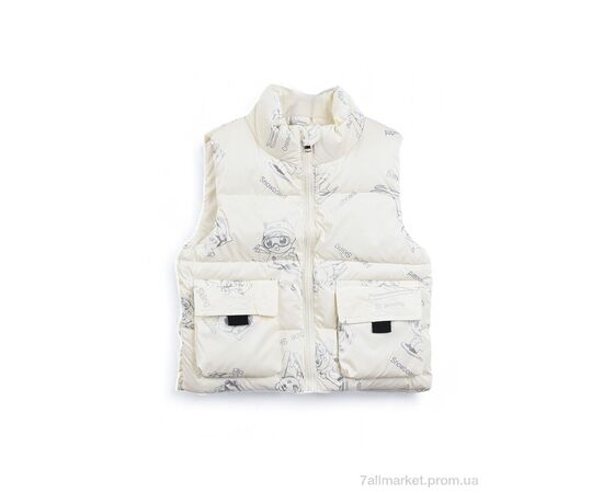 Жилетка детская Весна/осень 3790-9 white (5 шт. р.сетка 90-130) "Мир" недорого оптом от прямого поставщика Фотография Жилетка детская Весна/осень 3790-9 white (5 шт. р.сетка 90-130) "Мир" недорого оптом от прямого поставщика