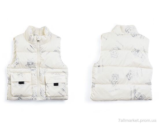 Жилетка детская Весна/осень 3790-9 white (5 шт. р.сетка 90-130) "Мир" недорого оптом от прямого поставщика, изображение 3 Фотография Жилетка детская Весна/осень 3790-9 white (5 шт. р.сетка 90-130) "Мир" недорого оптом от прямого поставщика, изображение 3