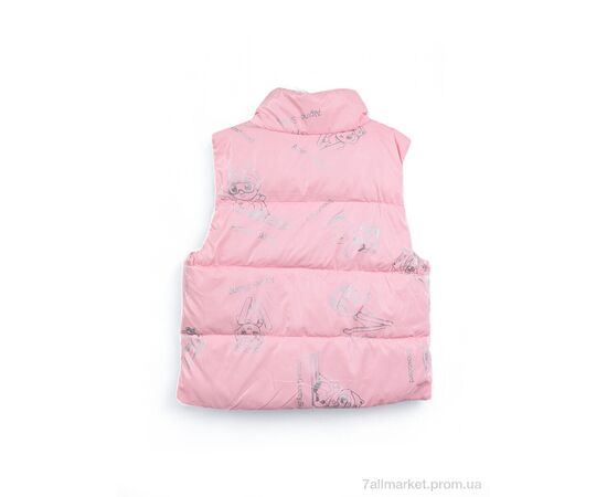 Жилетка детская Весна/осень 3790-11 pink (5 шт. р.сетка 90-130) "Мир" недорого оптом от прямого поставщика, изображение 2 Фотография Жилетка детская Весна/осень 3790-11 pink (5 шт. р.сетка 90-130) "Мир" недорого оптом от прямого поставщика, изображение 2