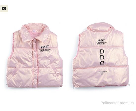 Жилетка дитяча Весна/осінь 3790-17 pink (5 шт. р.сітка110-150) "BIG" недорого оптом від прямого постачальника, зображення 3 Жилетка дитяча Весна/осінь 3790-17 pink (5 шт. р.сітка110-150) "BIG" недорого оптом від прямого постачальника, зображення 3