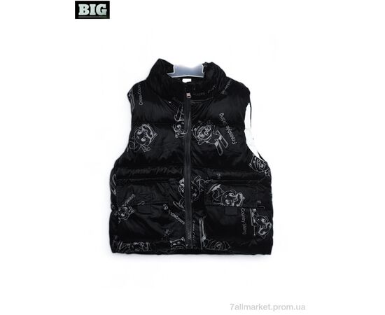 Жилетка дитяча Весна/осінь 3790-10 black (5 шт. р.сітка90-130) "BIG" недорого оптом від прямого постачальника Жилетка дитяча Весна/осінь 3790-10 black (5 шт. р.сітка90-130) "BIG" недорого оптом від прямого постачальника