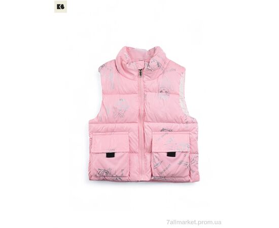 Жилетка дитяча Весна/осінь 3790-11 pink (5 шт. р.сітка90-130) "BIG" недорого оптом від прямого постачальника Жилетка дитяча Весна/осінь 3790-11 pink (5 шт. р.сітка90-130) "BIG" недорого оптом від прямого постачальника