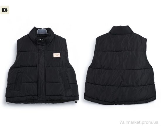 Жилетка дитяча Весна/осінь 3790-2 black (5 шт. р.сітка130-170) "BIG" недорого оптом від прямого постачальника, зображення 3 Жилетка дитяча Весна/осінь 3790-2 black (5 шт. р.сітка130-170) "BIG" недорого оптом від прямого постачальника, зображення 3