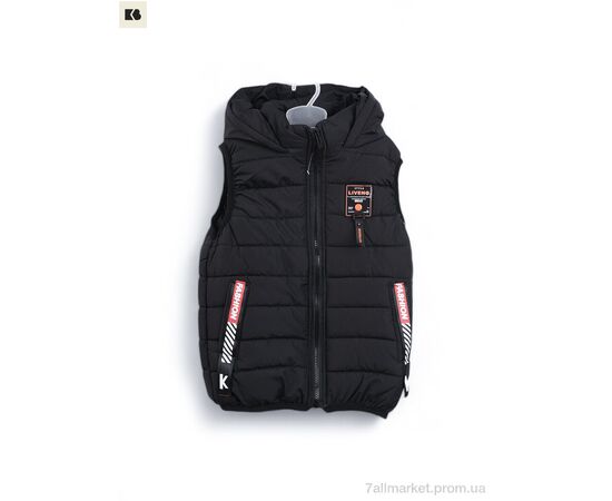 Жилетка дитяча Весна/осінь 3790-3 black (5 шт. р.сітка130-170) "BIG" недорого оптом від прямого постачальника Жилетка дитяча Весна/осінь 3790-3 black (5 шт. р.сітка130-170) "BIG" недорого оптом від прямого постачальника