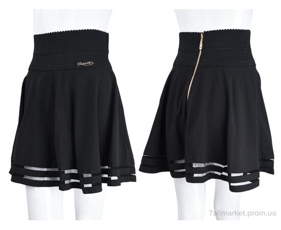 Юбка детская Весна/осень 211 black (08999) (5 шт. р.сетка 36-44) "Obuvok" недорого оптом от прямого поставщика, изображение 3 Фотография Юбка детская Весна/осень 211 black (08999) (5 шт. р.сетка 36-44) "Obuvok" недорого оптом от прямого поставщика, изображение 3