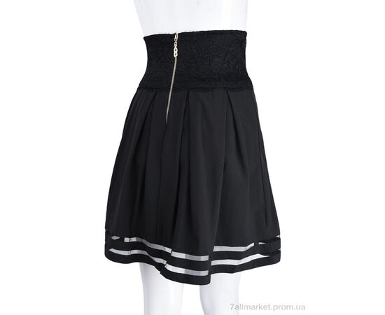 Юбка детская Весна/осень 210 black (08981) (5 шт. р.сетка 36-44) "Obuvok" недорого оптом от прямого поставщика, изображение 2 Фотография Юбка детская Весна/осень 210 black (08981) (5 шт. р.сетка 36-44) "Obuvok" недорого оптом от прямого поставщика, изображение 2