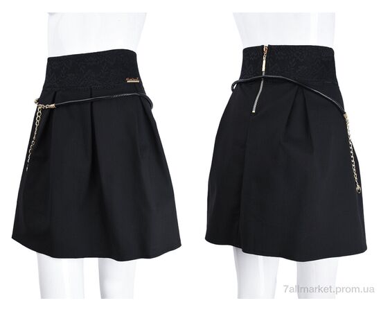 Юбка детская Весна/осень 205 black (08980) (5 шт. р.сетка 36-44) "Obuvok" недорого оптом от прямого поставщика, изображение 3 Фотография Юбка детская Весна/осень 205 black (08980) (5 шт. р.сетка 36-44) "Obuvok" недорого оптом от прямого поставщика, изображение 3