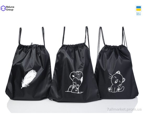 Рюкзак-мешок женский  US001-2 mix (5 шт. р.сетка ) "Reluna Group" недорого оптом от прямого поставщика Фотография Рюкзак-мешок женский  US001-2 mix (5 шт. р.сетка ) "Reluna Group" недорого оптом от прямого поставщика