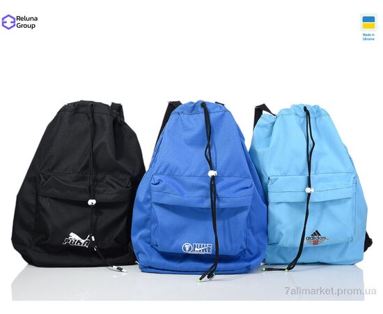 Рюкзак-мешок женский  US002 mix (3 шт. р.сетка ) "Reluna Group" недорого оптом от прямого поставщика, изображение 2 Фотография Рюкзак-мешок женский  US002 mix (3 шт. р.сетка ) "Reluna Group" недорого оптом от прямого поставщика, изображение 2