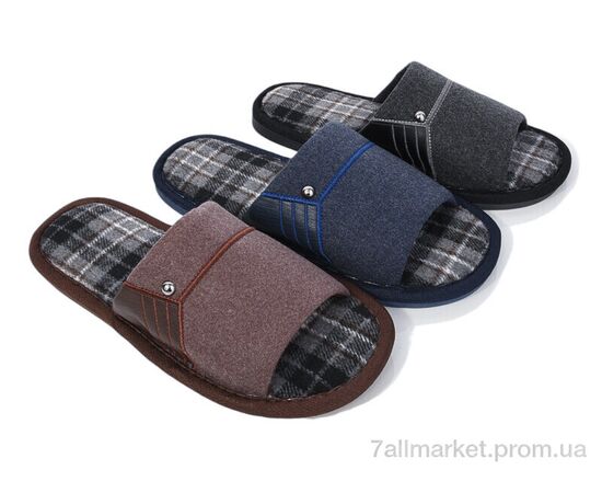 Тапки мужские домашние Весна/осень WF918 mix (12 пар р.40-45) "Deshman" недорого оптом от прямого поставщика Фотография Тапки мужские домашние Весна/осень WF918 mix (12 пар р.40-45) "Deshman" недорого оптом от прямого поставщика