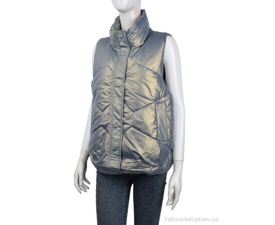 Жилетка женская Весна/осень M818 blue (09064) (5 шт. р.сетка S-2XL) "Obuvok" недорого оптом от прямого поставщика Фотография Жилетка женская Весна/осень M818 blue (09064) (5 шт. р.сетка S-2XL) "Obuvok" недорого оптом от прямого поставщика