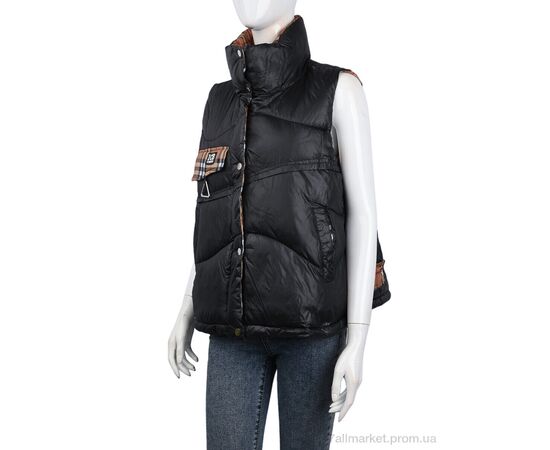 Жилетка женская Весна/осень M605 black (09067) (6 шт. р.сетка L-2XL) "Obuvok" недорого оптом от прямого поставщика Фотография Жилетка женская Весна/осень M605 black (09067) (6 шт. р.сетка L-2XL) "Obuvok" недорого оптом от прямого поставщика