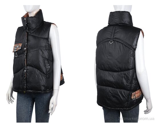Жилетка женская Весна/осень M605 black (09067) (6 шт. р.сетка L-2XL) "Obuvok" недорого оптом от прямого поставщика, изображение 3 Фотография Жилетка женская Весна/осень M605 black (09067) (6 шт. р.сетка L-2XL) "Obuvok" недорого оптом от прямого поставщика, изображение 3