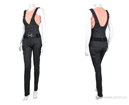 Комбинезон женский Весна/осень 1238 grey (08999) (5 шт. р.сетка 36-44) "Obuvok" недорого оптом от прямого поставщика, изображение 3 Фотография Комбинезон женский Весна/осень 1238 grey (08999) (5 шт. р.сетка 36-44) "Obuvok" недорого оптом от прямого поставщика, изображение 3