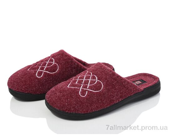 Тапки женские для дома Весна/осень GX005-4 бордовий (6 пар р.36-40) "Soylu" недорого оптом от прямого поставщика Фотография Тапки женские для дома Весна/осень GX005-4 бордовий (6 пар р.36-40) "Soylu" недорого оптом от прямого поставщика