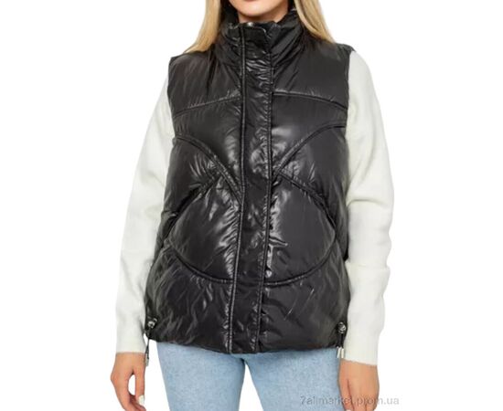 Жилетка женская Зима 915 black (5 шт. р.сетка М-2XL) "Massmag" недорого оптом от прямого поставщика Фотография Жилетка женская Зима 915 black (5 шт. р.сетка М-2XL) "Massmag" недорого оптом от прямого поставщика