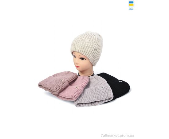 Жіноча шапка Зима KW001-10 на флісі mix (5 шт. р.сітка56-60) "Angelica" недорого оптом від прямого постачальника Жіноча шапка Зима KW001-10 на флісі mix (5 шт. р.сітка56-60) "Angelica" недорого оптом від прямого постачальника