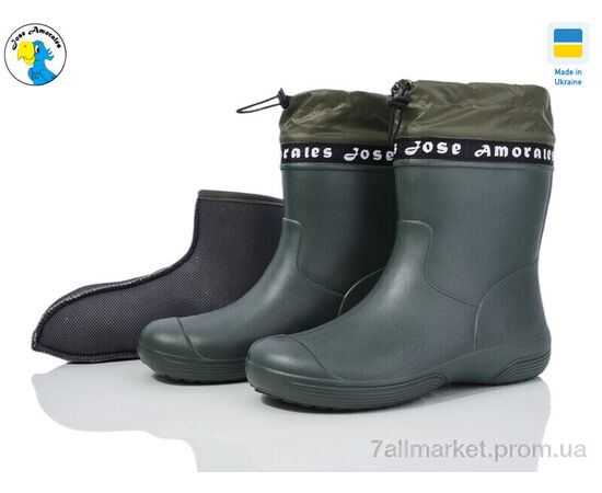 Сапоги из пены унисекс Весна/осень 119285 с чулком (6 пар р.36-41) "Jose Amorales" недорого оптом от прямого поставщика Фотография Сапоги из пены унисекс Весна/осень 119285 с чулком (6 пар р.36-41) "Jose Amorales" недорого оптом от прямого поставщика