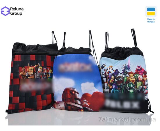 Рюкзак-мешок детский  DX001-1 mix (5 шт. р.сетка ) "Reluna Group" недорого оптом от прямого поставщика Фотография Рюкзак-мешок детский  DX001-1 mix (5 шт. р.сетка ) "Reluna Group" недорого оптом от прямого поставщика