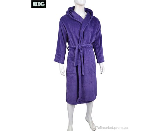 Фотография Халат женский Весна/осень 3829-3 violet (3 шт. р.сетка XL-3XL) "BIG" недорого оптом от прямого поставщика, изображение 3