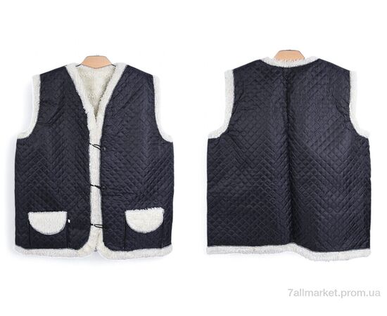 Жилетка женская Зима Жилетка синьо-біла (8 шт. р.сетка 48-62) "LiBang" недорого оптом от прямого поставщика, изображение 3 Фотография Жилетка женская Зима Жилетка синьо-біла (8 шт. р.сетка 48-62) "LiBang" недорого оптом от прямого поставщика, изображение 3