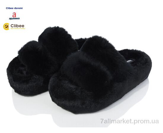Тапки женские для дома зима N68-2 black (6 пар р.35-40) "Clibee-Doremi" недорого оптом от прямого поставщика Фотография Тапки женские для дома зима N68-2 black (6 пар р.35-40) "Clibee-Doremi" недорого оптом от прямого поставщика