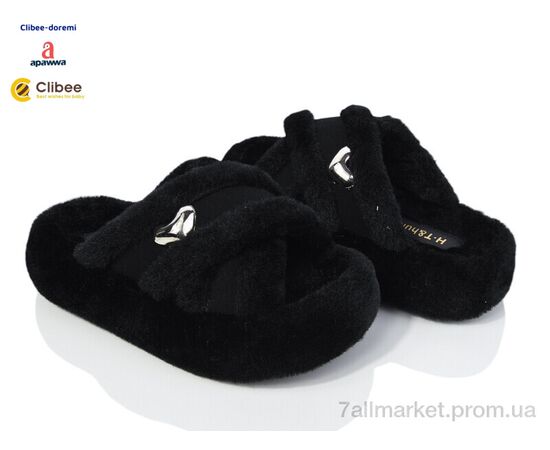 Тапки женские для дома зима M998 black (6 пар р.35-40) "Clibee-Doremi" недорого оптом от прямого поставщика Фотография Тапки женские для дома зима M998 black (6 пар р.35-40) "Clibee-Doremi" недорого оптом от прямого поставщика