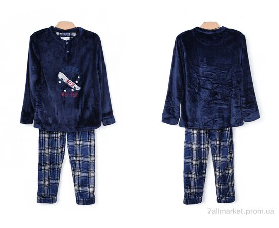 Дитяча піжама Зима 3879-12524-1 navy (5 шт. р.сітка6-14) "Мир" недорого оптом від прямого постачальника, зображення 3 Дитяча піжама Зима 3879-12524-1 navy (5 шт. р.сітка6-14) "Мир" недорого оптом від прямого постачальника, зображення 3