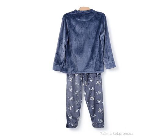 Дитяча піжама Зима 3879-M3263-1 blue (5 шт. р.сітка6-14) "Мир" недорого оптом від прямого постачальника, зображення 2 Дитяча піжама Зима 3879-M3263-1 blue (5 шт. р.сітка6-14) "Мир" недорого оптом від прямого постачальника, зображення 2