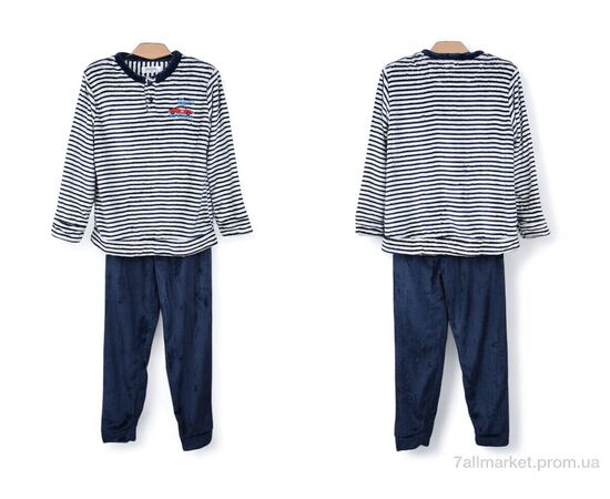Дитяча піжама Зима 3879-12519-1 navy (5 шт. р.сітка6-14) "Мир" недорого оптом від прямого постачальника, зображення 3 Дитяча піжама Зима 3879-12519-1 navy (5 шт. р.сітка6-14) "Мир" недорого оптом від прямого постачальника, зображення 3