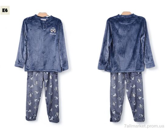 Дитяча піжама Зима 3879-M3263-1 blue (5 шт. р.сітка6-14) "BIG" недорого оптом від прямого постачальника, зображення 3 Дитяча піжама Зима 3879-M3263-1 blue (5 шт. р.сітка6-14) "BIG" недорого оптом від прямого постачальника, зображення 3