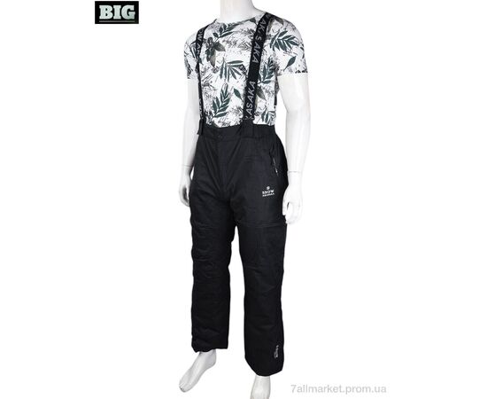 Чоловічі брюки Зима 3917-K91-1 black (5 шт. р.сіткаM-3XL) "BIG" недорого оптом від прямого постачальника Чоловічі брюки Зима 3917-K91-1 black (5 шт. р.сіткаM-3XL) "BIG" недорого оптом від прямого постачальника