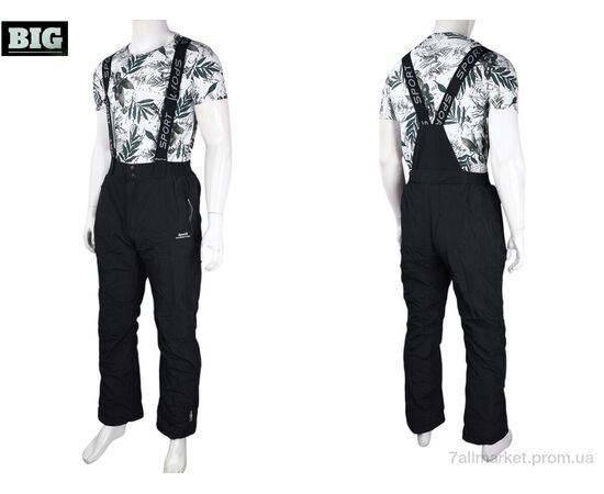 Чоловічі брюки Зима 3917-K89-1 black (5 шт. р.сіткаM-3XL) "BIG" недорого оптом від прямого постачальника, зображення 3 Чоловічі брюки Зима 3917-K89-1 black (5 шт. р.сіткаM-3XL) "BIG" недорого оптом від прямого постачальника, зображення 3