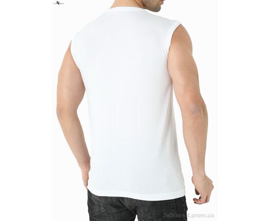 Майка чоловіча Літо FBR0290G white (2XL) (1 шт. р.сіткаOne size) "NOVA VIDNOVA" недорого оптом від прямого постачальника, зображення 2 Майка чоловіча Літо FBR0290G white (2XL) (1 шт. р.сіткаOne size) "NOVA VIDNOVA" недорого оптом від прямого постачальника, зображення 2