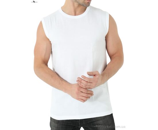 Майка чоловіча Літо FBR0290G white (3XL) (1 шт. р.сіткаOne size) "NOVA VIDNOVA" недорого оптом від прямого постачальника Майка чоловіча Літо FBR0290G white (3XL) (1 шт. р.сіткаOne size) "NOVA VIDNOVA" недорого оптом від прямого постачальника