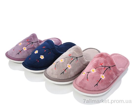 Тапки женские для дома Весна/осень HM23 mix (12 пар р.36-41) "Alex" недорого оптом от прямого поставщика Фотография Тапки женские для дома Весна/осень HM23 mix (12 пар р.36-41) "Alex" недорого оптом от прямого поставщика