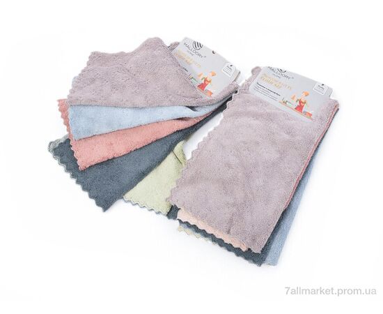 Полотенце Весна/осень 10135-9342 (30x30) mix (6 шт. р.сетка One size) "Obuvok" недорого оптом от прямого поставщика Фотография Полотенце Весна/осень 10135-9342 (30x30) mix (6 шт. р.сетка One size) "Obuvok" недорого оптом от прямого поставщика