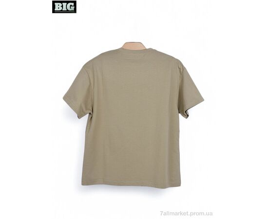Футболка унісекс Літо 3972-170-3 khaki (5 шт. р.сітка130-170) "BIG" недорого оптом від прямого постачальника, зображення 2 Футболка унісекс Літо 3972-170-3 khaki (5 шт. р.сітка130-170) "BIG" недорого оптом від прямого постачальника, зображення 2