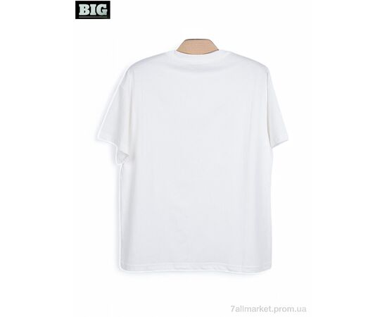 Футболка унісекс Літо 3972-170-4 white (5 шт. р.сітка130-170) "BIG" недорого оптом від прямого постачальника, зображення 2 Футболка унісекс Літо 3972-170-4 white (5 шт. р.сітка130-170) "BIG" недорого оптом від прямого постачальника, зображення 2