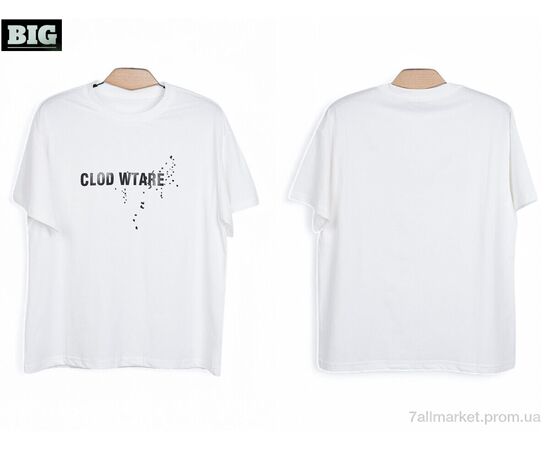 Футболка унісекс Літо 3972-170-4 white (5 шт. р.сітка130-170) "BIG" недорого оптом від прямого постачальника, зображення 3 Футболка унісекс Літо 3972-170-4 white (5 шт. р.сітка130-170) "BIG" недорого оптом від прямого постачальника, зображення 3